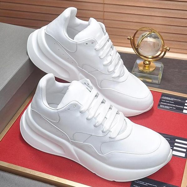 

fashion classic oversized runner mens shoes outdoor walking plus size luxury vintage casual lace -up men shoes footwears fast delivery, Black