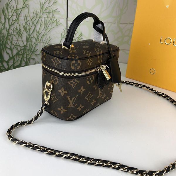 

fast delivery womens bag leather shoulder bags vintage design crossbody bag chain mini totes ladies handbag with origin box