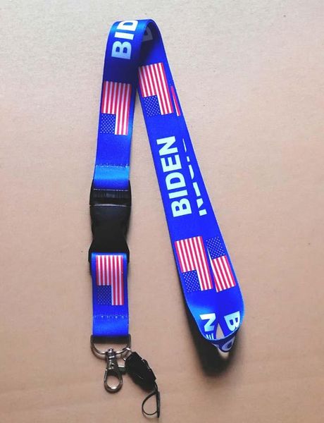 

trump chest card strap removable flag of the united states key chains string badge pendant party gift mobile phone lanyard fy6077
