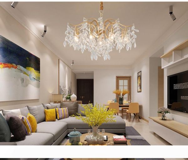 

creative design modern crystal chandelier for living room modern gold led chandeliers lighting home decor hanging cristal lamp