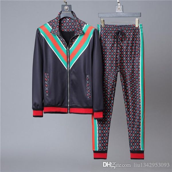 

new fashion mens sportswear, male casual sweatshirt, man brand hiphop sports suit trend printing tracksuit set sports suit with hat, Gray