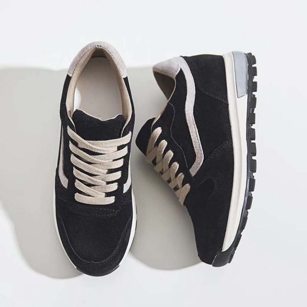 

дизайнеры classics человек женщины платформы trainer luxury comfort повседневного обуви sneaker мужчина женщины кожа обувь chaussures тренер, Black