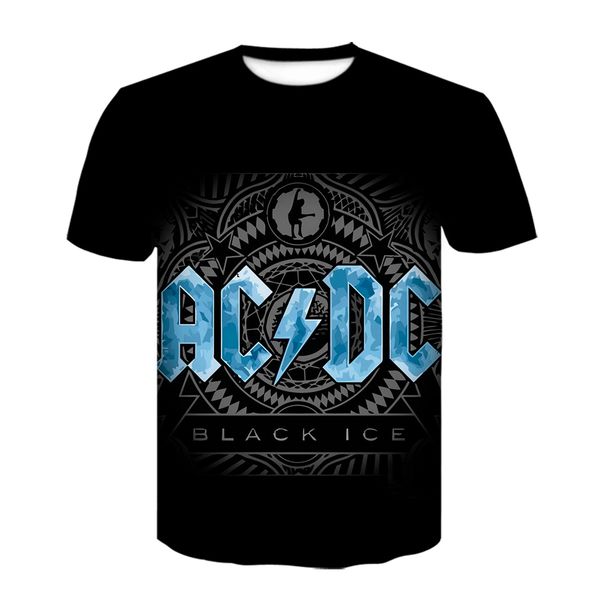 

2020 summer short sleeve tees brand men t-shirt metal rock band 3d printed black ice t shirt male hip hop mens clothing, White;black