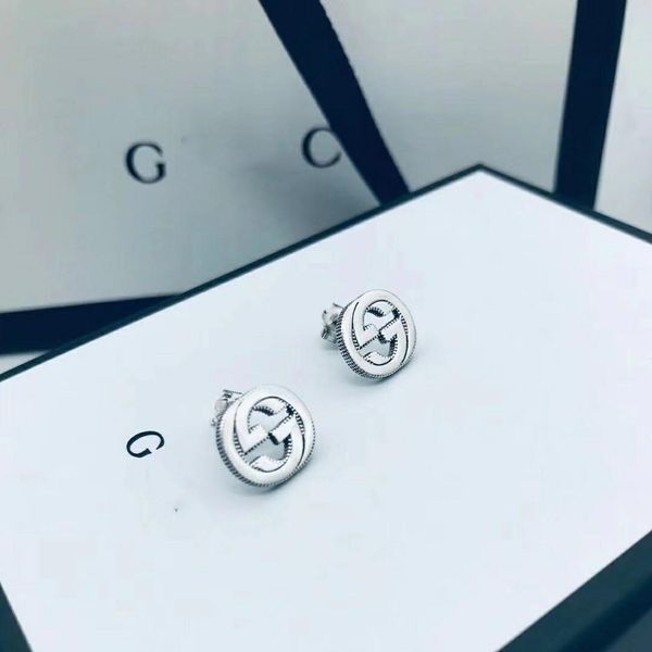 

g luxury design letter earrings silver earring fashion christmas charm ear cuffsterling silver earrings jewelry supply wholesale china, Golden