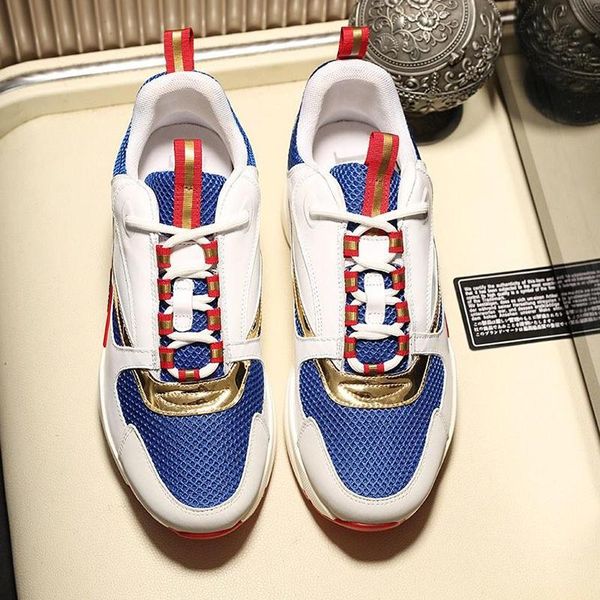 

мода классического b22 телячьей тапок легкие мужчины "; s обуви lace -до low top повседневная удобная обувь коренастых кроссовки zapatillas, Black