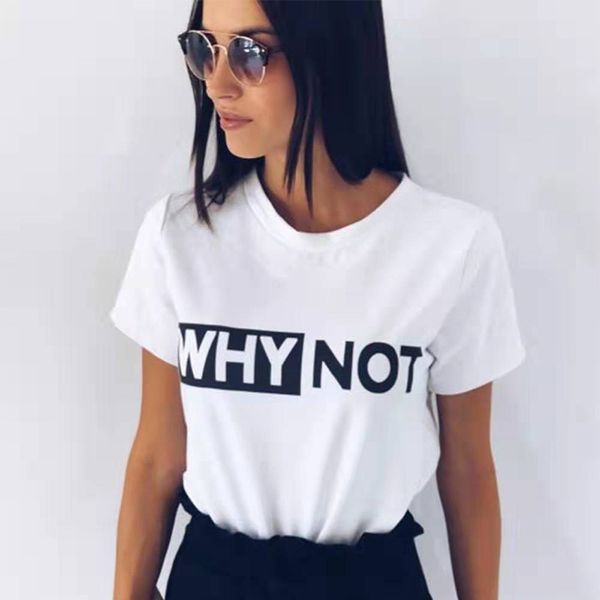 

blackday funny letters t shirt women cotton summer printed t-shirt casual tee women short sleeve female white black red tees