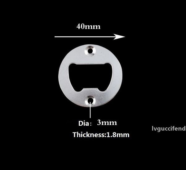 

and thick diy metal round beer bottle opener accessories factory wholesale
