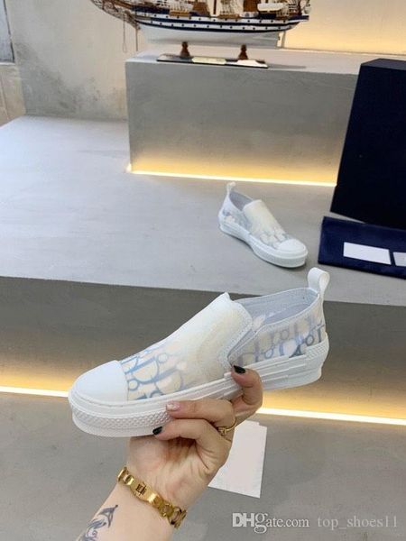 

b23 low sneakers oblique mens casual shoes transparent letters skateboard shoes men women low help canvas shoes with box, Black