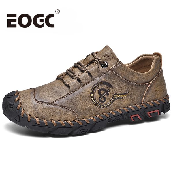

handmade leather shoes men loafers quality split leather casual shoes moccasins men size 36-48, Black