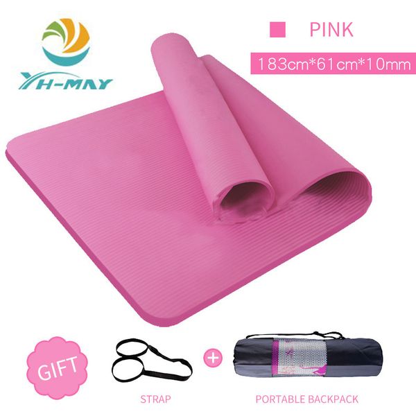 

1830*610*6mm nbr yoga mat non slip carpet pilates children exercise pads for beginner fitness environmental gymnastics mats