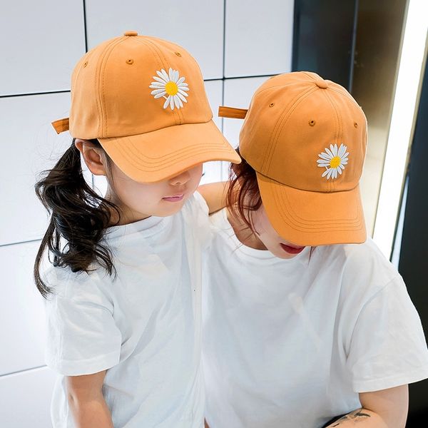 

ins hat women's embroidered baseball new online celebrity daisy baseball cap men's korean all-match gd parent-child embroidery cap, Blue;gray