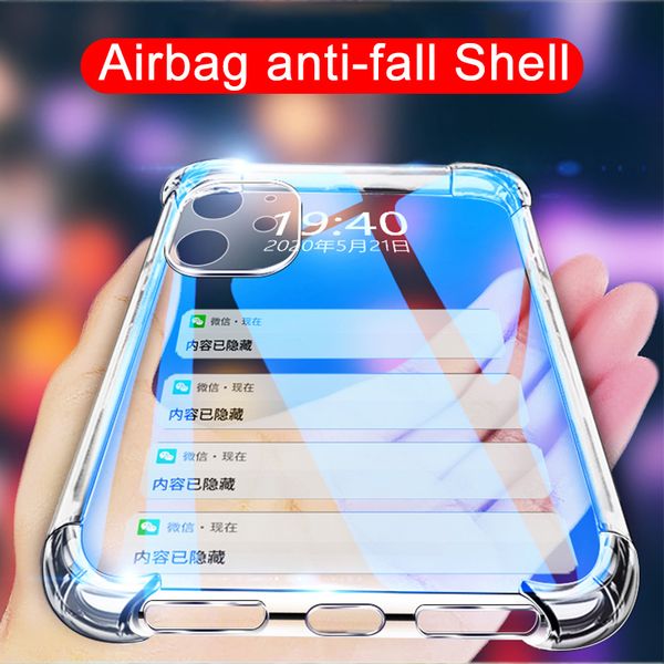 

transparent shockproof phone case for iphone 11 pro xs max se 2020 cases silicone back cover iphone xr 6 6s 7 8 plus 7plus case