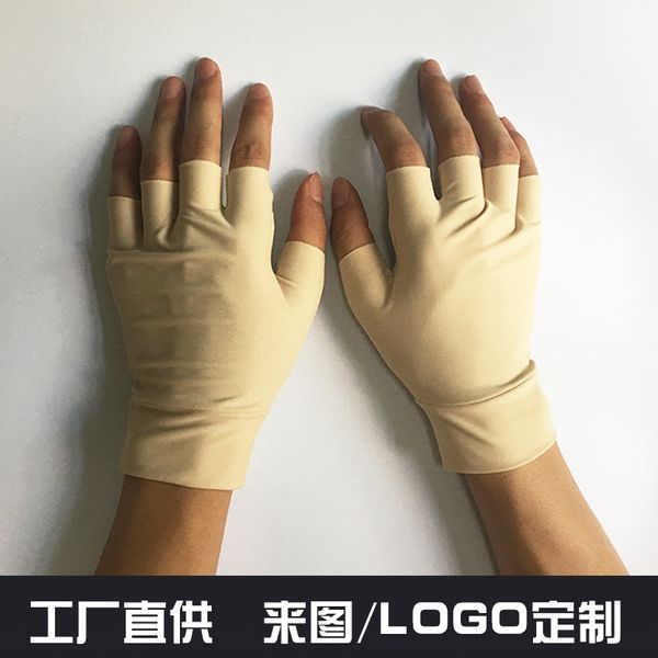 

kjms2 health half finger nursing gloves and arthritis elastic anti-edema pressure health care half finger nursing gloves and arthritis care