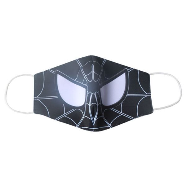 

kid cartoon face mask soft cotton washable changeable reusable kid face masks super hero for halloween festival party cosplay face mask