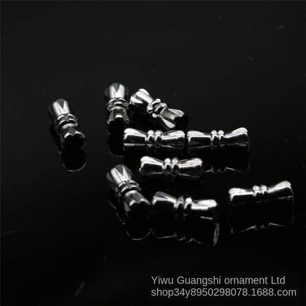 

necklace screw high-end accessories diy pearl bracelet chain buckle pearl buckle diy anti-allergy accessories material, Silver