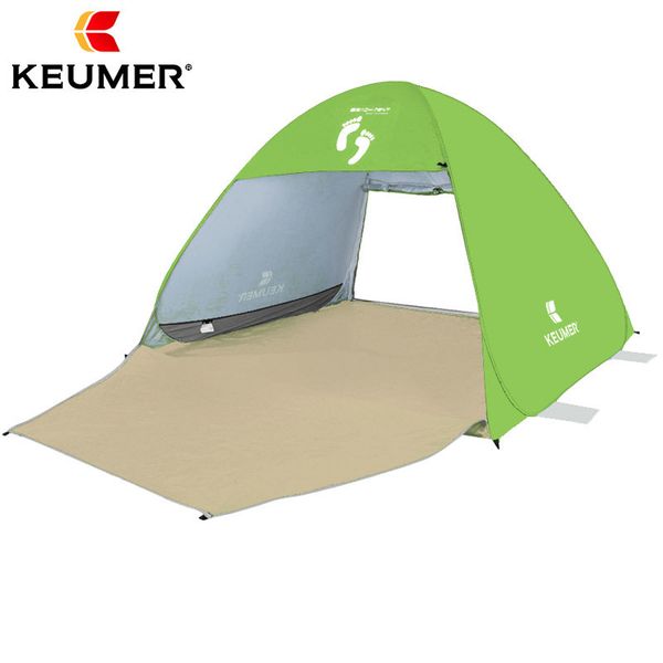 

профессиональный пляж палатка портативный 3-4 человек семейный пикник палатки автоматическая открытая однослойная палатка дышащий на открыто