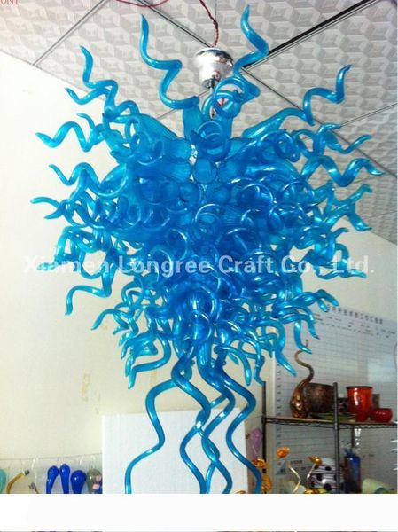 

ac led bulbs 110v 240v fine art home pendant hand blown glass chandelier