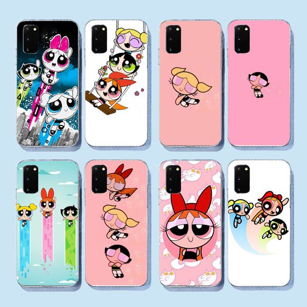 

nbdruicai the power puff powerpuff girls diy luxury phone case for samsung s20 plus uitra s6 s7 edge s8 s9 s10 plus a71