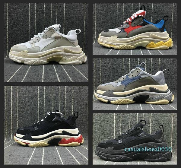 

new fashion paris triple-s designer shoes low platform sneakers triple s mens casual women designer casual sports trainers 36-45 c30