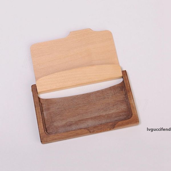 

wooden business card holder creative fashion high grade solid wood multi function storage box gift for friends desk decor ffa3381
