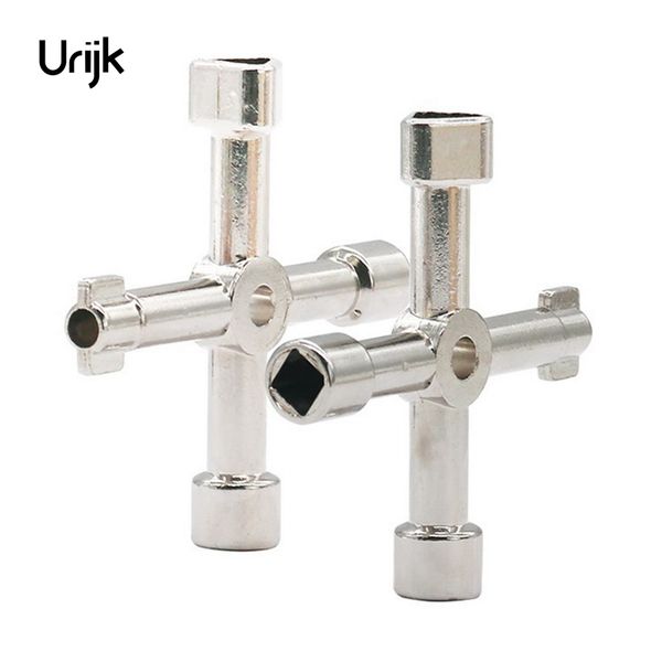 

2020 new universal cross key triangle square wrench spanner triangle electric elevator cabinet valve bicycle repair best