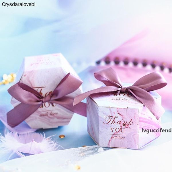 

new creative romantic marbling style candy boxes wedding favors and pink gifts box party supplies baby shower paper sweet chocol