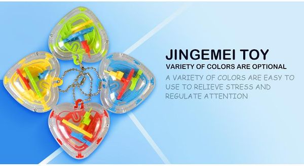 

love heart shaped three-dimensional labyrinth ball 50 with key chain maze ball ball creative gifts small commodity toys