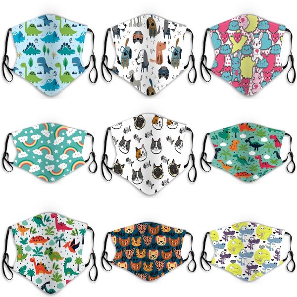 

national flag print face mask earloop dustproof windproof mouth masks sunshade mascherine usa japan canada 2 7br e19#148