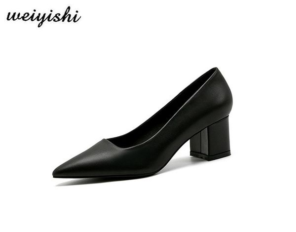 

2020 women new fashion shoes. lady shoes, weiyishi brand 029, Black