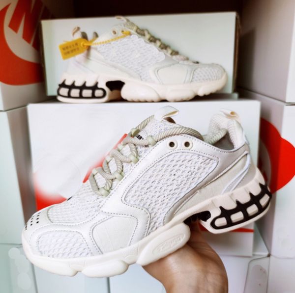 

36-44 white gray beige spiridon cage casual shoes lightweight breathable increased sports shoes, Black