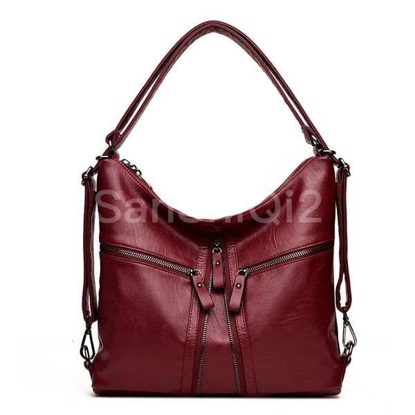 

new 2020 big women handbags soft pu leather hobos female handbags fashion shoulder bags ladies design bag
