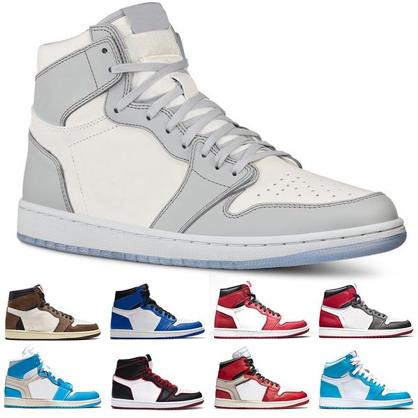 

basketball shoes 1s men women 1 mens trainers cactus jack game royal unc bloodline fashion trainer sports sneakers size 36-46