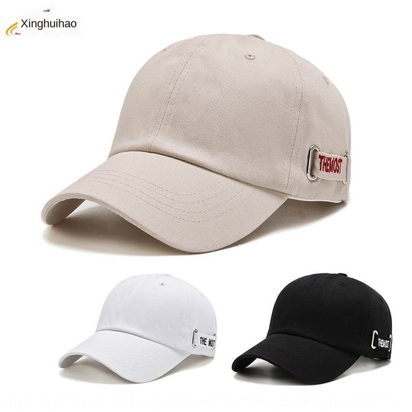 

fashionable baseball cap female side label ins korean style all-match street fashion fashion sunshade net red sunscreen baseball cap, Blue;gray