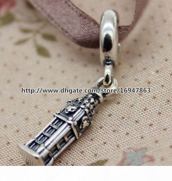 

высокое качество 100% s925 стерлингового серебра london мотаться шарм бисера подходит пандоры европейский стиль ювелирных изделий браслеты о, Black