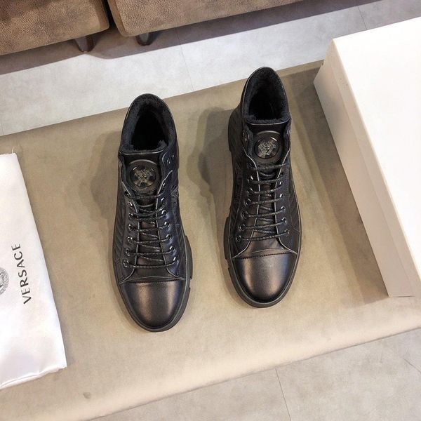 

2020e fashion high-end custom men's high-plus velvet warm casual shoes, fashion trend wild sports shoes, size: 38-45