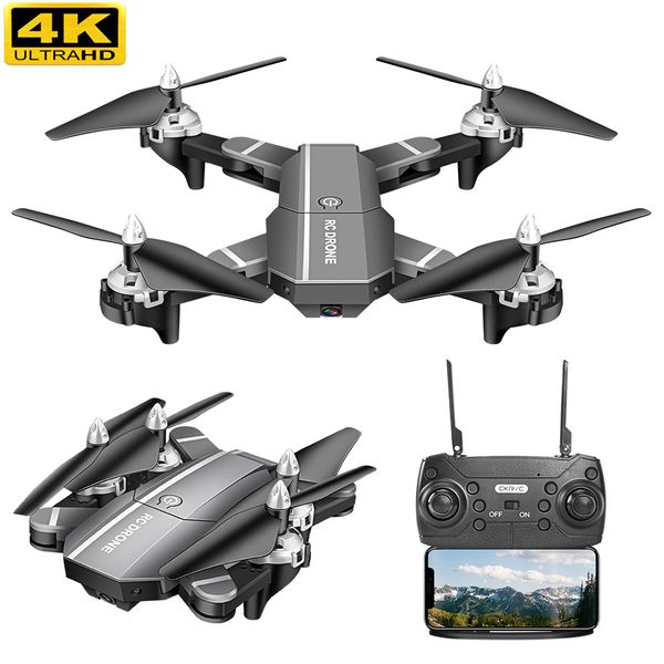 

mini drone 4k 4 k gesture longlife taking drone with camera hd rc helicopter 6ch selfie drone for kids battery video image 360