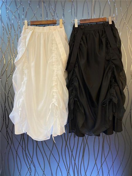 

ws7495 fashion women's skirts 2020 runway luxury european design party style women's clothing, Black