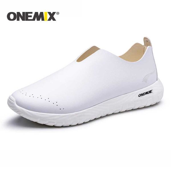 

onemix men leather light road running shoes trekking men sneakers waterproof running shoes for outdoor walking women
