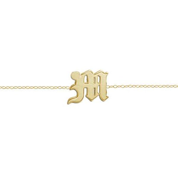 

duoying old english single inititial a-z letter choker necklace uppercase lowercase letters necklace for woman gift dropshipping, Golden;silver