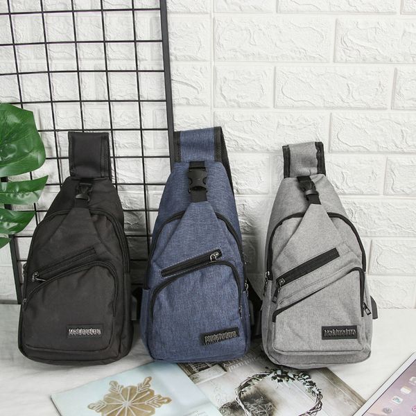 

new large capacity shoulder bags casual outdoor travel usb charging port sling bag chest pack crossbody bag