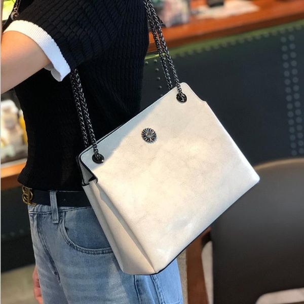 

women's fashion temperament shoulder bag chain bag versatile leather women's messenger 2020 new