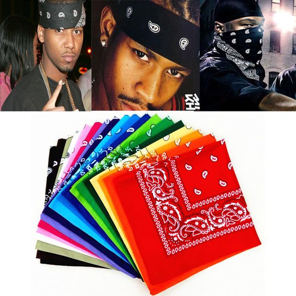 

2019 brand hijab scarf men hip hop bandana women black scarf men black hair head scarf paisley sjaal