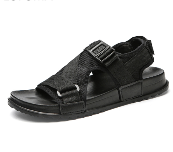 

men shoes 2020 gladiator men's sandals roman men shoes summer flip flops gray black flat sandals large