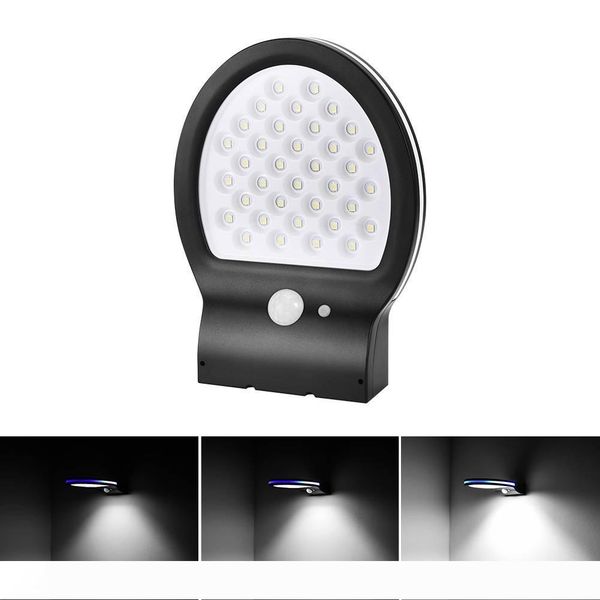 

outdoor solar lamps 38 led solar power wall light motion sensor garden park yard path outdoor lamp