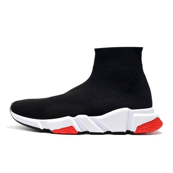 

new sock sneaker designers runners casual sports sneakers fashion luxurys for women men speed trainer off black white red sock shoes