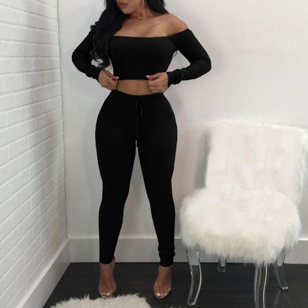 

yoga set for women gym workout clothing 2 pieces solid long off sleeved sport pants gym push up leggings sports wear#g4, White;red
