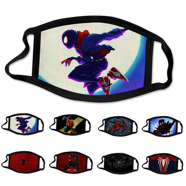 

designer 3d face maskface dust cotton cloth masks with pm25 replaceable filter flag pattern mouth mask