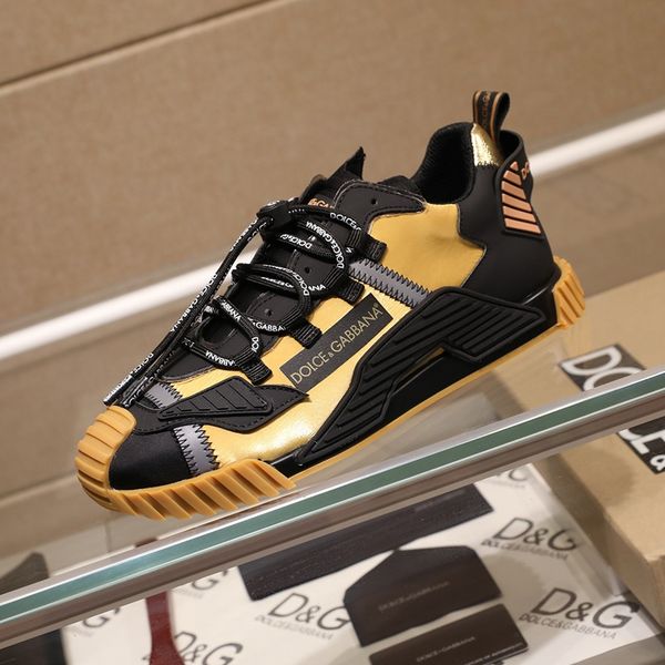 

217 brand designer high-quality men's casual sports shoes, outdoor casual shoes, with original box packaging size 38--45, Black