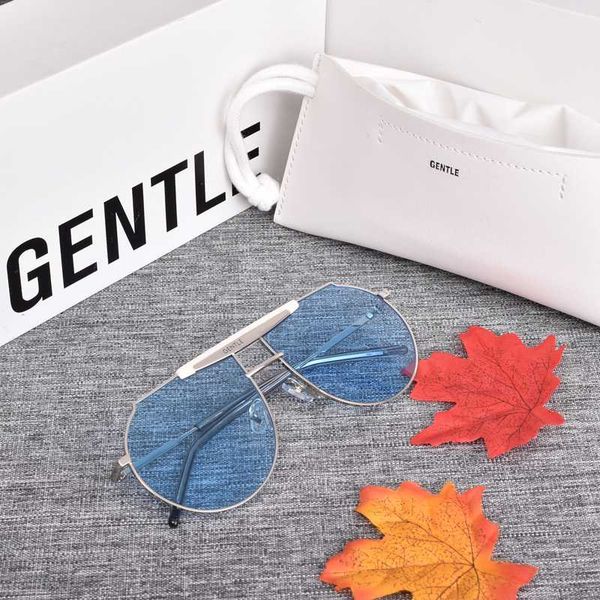 

2020 news fashion korea round sun glasses gentle tomboe sunglasses women men pilot frame sun glasses uv400 lens, White;black