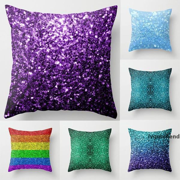 

multicolor pillowcase cushion soft printed throw pillow case irregular pattern cushion cover home car sofa decoration 45*45cm wx9-1240